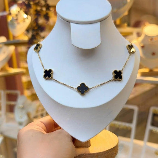 Collar Van Cleef |Baño de Oro 18K + Caja Gratis✨