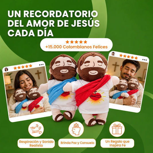 Peluche Jesús con Respiración y Sonido - Felpy™