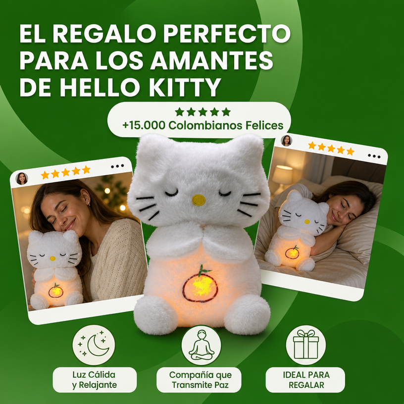 Peluche Hello Kitty con Respiración y Sonido - Felpy™