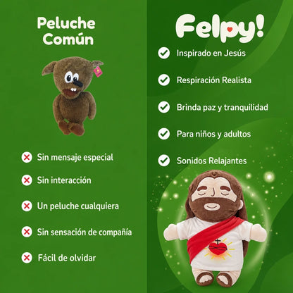 Peluche Jesús con Respiración y Sonido - Felpy™